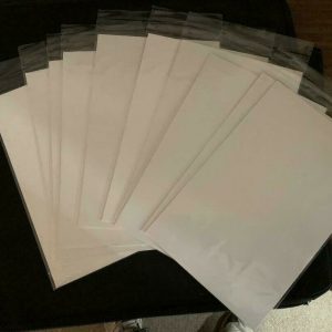 100 Magazine Poly Bags with Magazine Backing Boards – Hot Flips